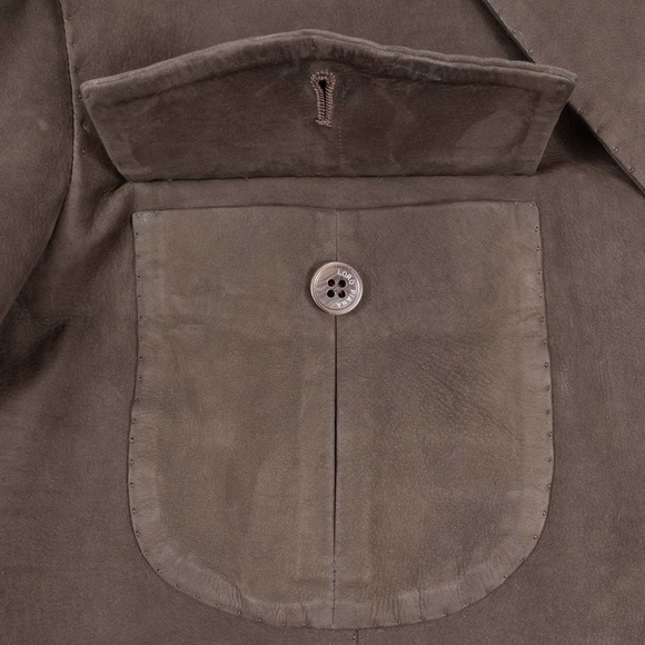 Rare Handmade Loro Piana Calfskin Mink Fur Jacket Men's 50 (Medium) - Picture 7 of 16